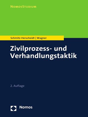 cover image of Zivilprozess- und Verhandlungstaktik